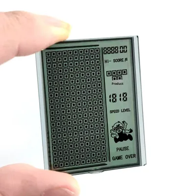 Factory Direct Supply China TN 7 segment lcd display Tetris Game Console LCD Screen Toy Affichage 7 Segment Lcd for Toy Games