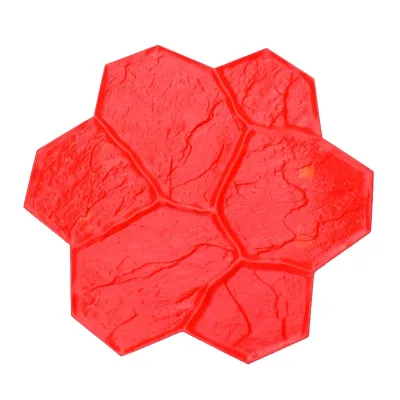 Random Stone Concrete Stamp Mold Rubber Concrete Flooring Mold Concrete Slat Mold