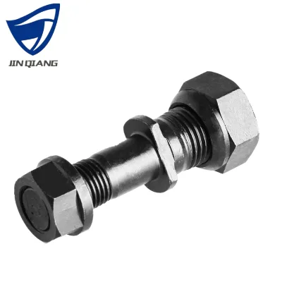 JQ High Quality 20# Titanium Screw Wheel Hub Bolt and Nuts ISO Standard 150mm Length for Nissan Japanese Truck