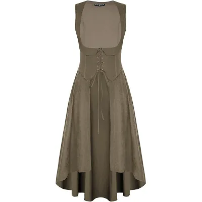 Medieval Renaissance Stage Costume Halloween Retro Ladies Long Dress Cosplay Cosplay Costume