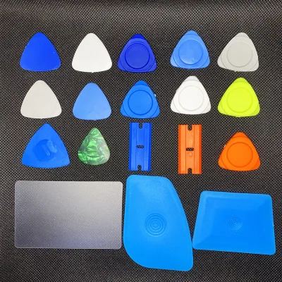 Mobile Phone Computer Case Removal & Disassembling Prying Tool with Flat End Shape 30mm Length Blue Thin Sheets