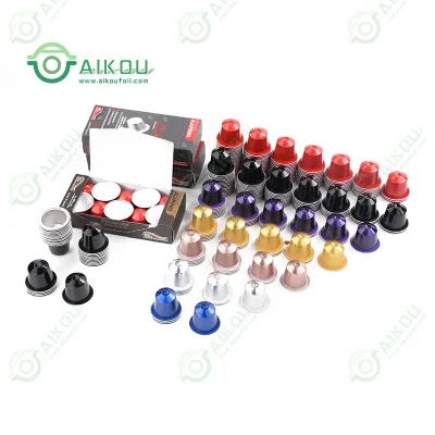 Empty Container Small Size Disposable Coffee/tea/ Milk /olive Oil Cups Aluminum Capsules K-Cups