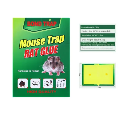 Hot Selling Powerful Sticky Mouse Glue Board Trap for Mice and Rats Farm Use Enhanced Stick Repellent Killer Solid State