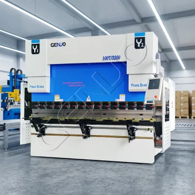 Genuo Electro-Hydraulic CNC Press Brake Delem DA53T Controller Automatic Crowning Sheet Metal Folding Equipment No Middleman