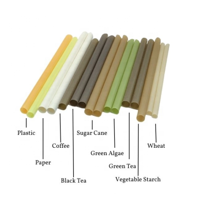 Individual Wrapped Straw Loosely Straw 12mm X 21cm Straw
