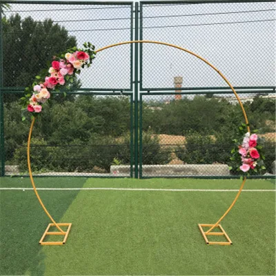 Wholesale Backdrops Round Arch Frame Bracket Portable Wedding Ballon Arch Stand for Party Event