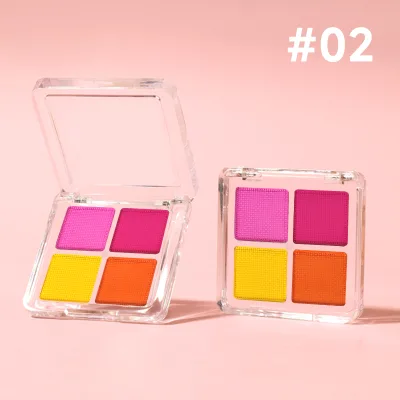 Wholesale Multi-color Eye Shadow Palette Powder Shimmer Non Toxic Washable High Pigment for Stage Eye Makeup Factory Direct OEM