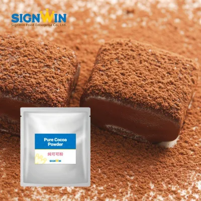 Chocolate Flavor Powder for Bakery Shops Aluminum Foil Bag Packaging ISO 22000 Certified Suitable for Hot Cold Drinks