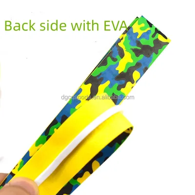 High Quality PU Tennis Overgrip Custom Camouflage Design with Anti-Slip Feature for Racquets Use in Badminton