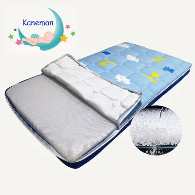 Comfortable Breathable High Quality Kids Sleeping Thin Waterproof 3D Polymer Baby Mattress for Toddler Infant