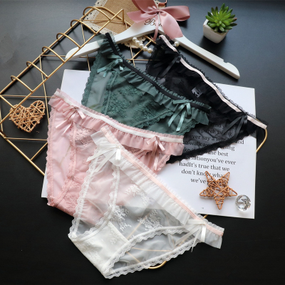 Fashion Sexy  Lace Underwear Women  Large Size Low-wasit Panties