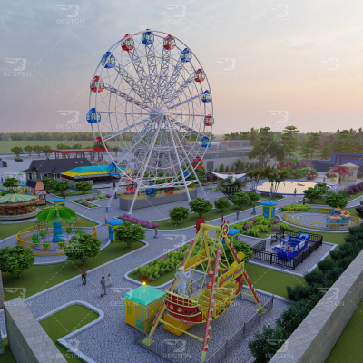 Attraction Large Adventure Theme Park Outdoor Amusement Equipment for Sale