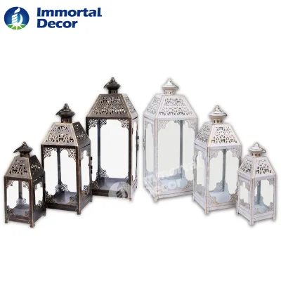 Metal Candle Lantern Home or Wedding Decoration
