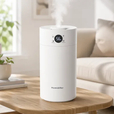 2025 New Remote Control Top Filling 5L Ultrasonic Humidifier for Home Office & Hotel Use