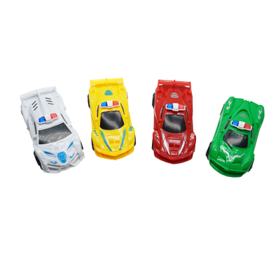 Plastic Patrol Wagon Pull Back Police Car for Kids