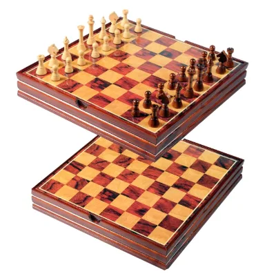 High-Quality &Classical Wood Chess Set with Wood Pieces