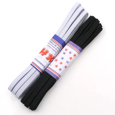 Elastic Ribbed Elastic in Black and White Patterns, Wide and Narrow Round and Flat Small Bag Packed Premium Elastic Waistband