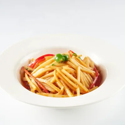 Canned Fresh Bamboo Shoots in Strips Exported to Japan