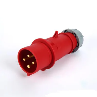 CHENF Outdoor IP44 16A Industrial Plug Socket 3/4/5P 400V Easy Install Durable Industrial Power Connector Machinery Equipment
