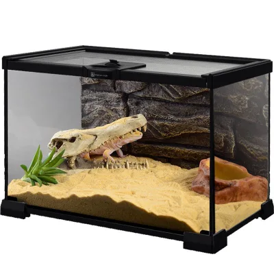 Ultra-clear Glass Reptile Enclosure Reptile Breeding Tank, and Viewing Tank Rainforest Aquarium