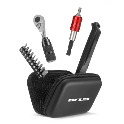 GUB Combination Tool Mountain Road Multi Functional Folding Tire Repair Wrench Set Ratchet Wrench Bike Repair Tool Kit