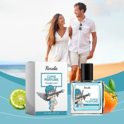 Cupid Cologne Perfume Spray Woody Modern Luxury Graphic Design-Gentle Elegant Long-lasting Fragrance Portable for Couples' Date
