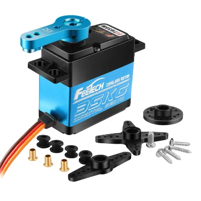 Large Torque Digital Coreless Servo 180 Degree 35kg Digital Coreless Servo Hv Coreless Digital Rc Servo for  Rc Racing Car 1/8