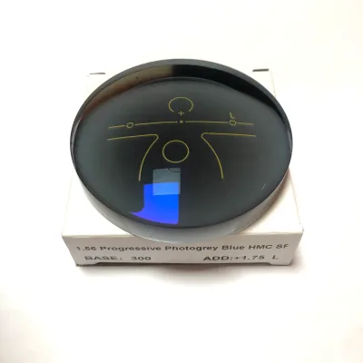 Lens Laboratory 1.56 SF Photochromic Grey Brown Semi Finished Progressive Lens Optical Manufacture Wholesale Optical Lens