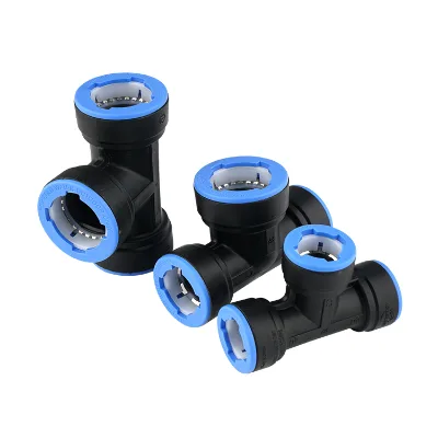 IRRIPLAST PN10 Irrigation Outdoor Cold Water HDPE PP PIPE COMPRESSION REDUCING TEE PE Quick Connector