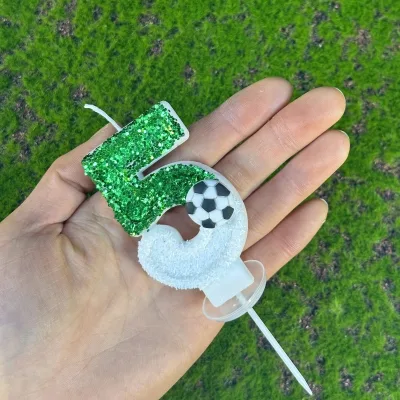 Factory Wholesale Birthday Cake Candles Hot Sale Football Candles Unique and Interesting Creative Party Decorative Candles