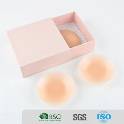 Autocollant Sans Colle Cache Teton Silicone Doux Et Leger Pour Confort Discret
