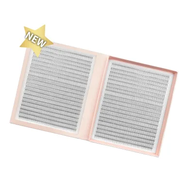 Double Side 1200-1800 l Curl Promade Eyelash Extensions Premade Fans Lash Pre Made Russian Extention Large Trays