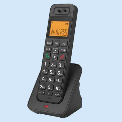 Low Radiation Household Answer Machine LCD Display DECT 50 Names and Numbers Digital Wireless Table Phones