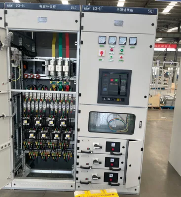 Low Voltage Power Factor Correction PFC Panel Compensator Capacitor Bank with Reactors