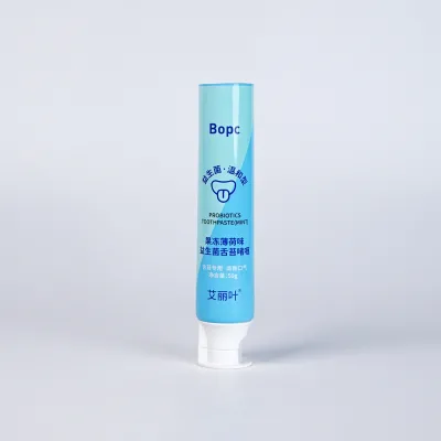50ml Aluminum Laminated Plastic Toothpaste Tube with Doctor Cap