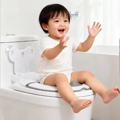 Outdoor Toilet Seat Gasket Storage for Male and Female Babies Foldable and Portable Universal Children Splash Proof Toilet Seat