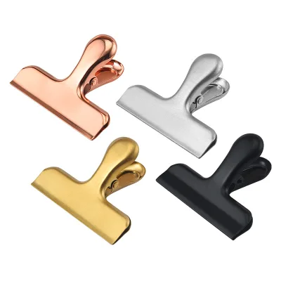 75mm Vintagemetal Clips Wholesale Round Long Tail Clip for Office Supplies Metal Bulldog Clips