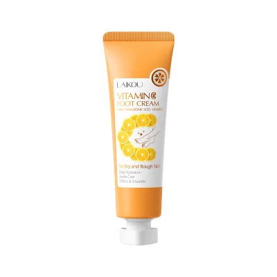 Wholesale LAIKOU Foot Care Moisturizing Hydrating Whitening Vitamin C Foot Cream