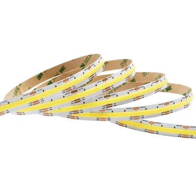 CE RoHS Tunable Cct Cob Led Strip 3000K 4000K 6500K Cct Led Strip Smart Warm Cold White Cob Led Strip Cct