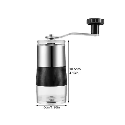Cross-border Best-selling Hand-crank Coffee Grinder & Mill Mini W-310 Wood Grain Modern Minimalist for Coffee Grounds