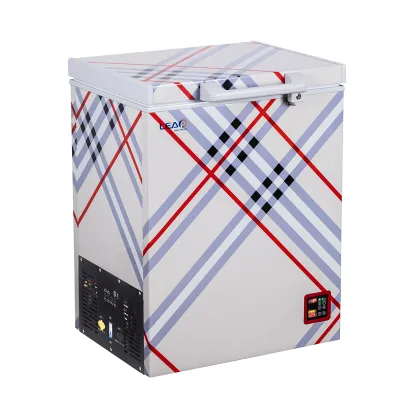 Commercial Energy Saving Freezer Single Door Top Open Deep DC 12V Freezer with Digital Temperature Control