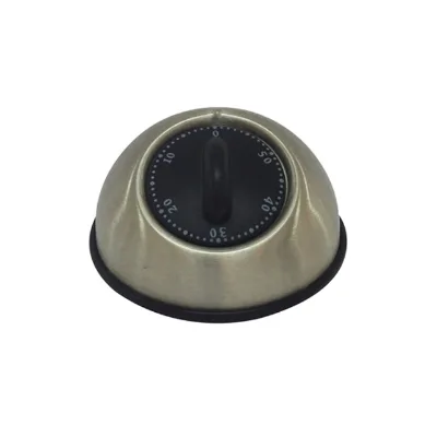 60 Minute Stainless Steel Timer Mechanical Alarm Metal Kitchen Timer