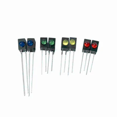3mm LED Socket with Lamp Beads, Including a Socket for Fixed Light-emitting Diodes, Lamp Bead Socket with 90-degree Spaced Posts