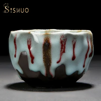 Japanese and Korean Style Tea Cup Handmade Pottery Ceramic Coffee Cup