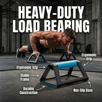 BNcompany Ergonomic Foldable Stackable ABS Push up Bars for Home Workout Abs Muscle Building Strength Training Gym Equipment