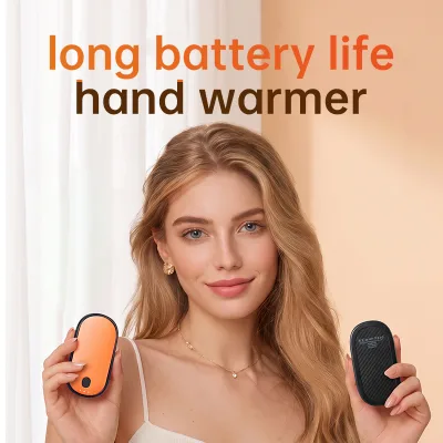 Factory Direct Magnetic Split Hand Warmer 2-in-1 Rechargeable Hand Heater Digital Display Customizable OEM/ODM Winter Gift