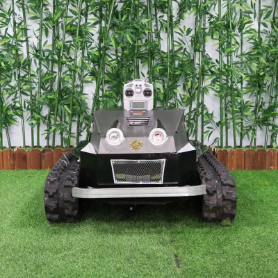 Self Propelled Gasoline Lawn Mower Optimized for Agricultural Machinery Use with Heavy Duty Frame and Precision Height