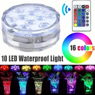 Color Changing Pool Lights Magnets Suction Cups LED Submersible Lights for Indoor Outdoor Vase Pond Hot Tub Above Ground Pools