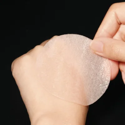 Camellia Fiber Non-woven Composite Material 70gsm Gel Toner Pads Collagen Toner Pads