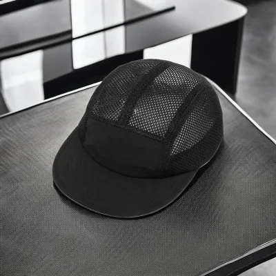 Custom Logo Panel Camper Hat Breathable Mesh Tennis and Running Cap for Sports Classic Outdoor Camp Cap